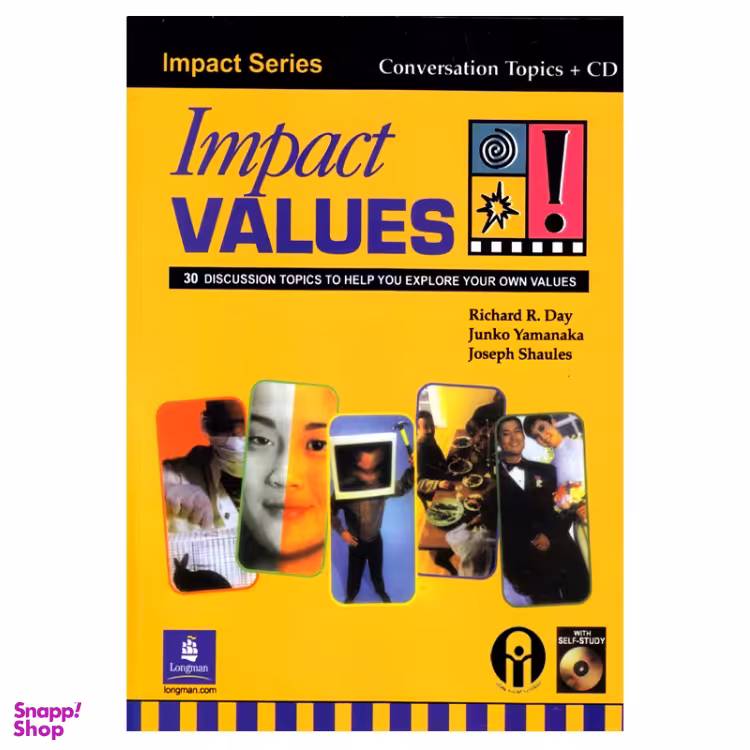 کتاب impact values with self study اثر ریچارد آر. دی، جونکو یاماناکا، جوزف شاولز انتشارات لانگمن