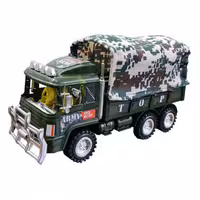 اسباب بازی جنگی مدل کامیون ارتشی حمل سربازان