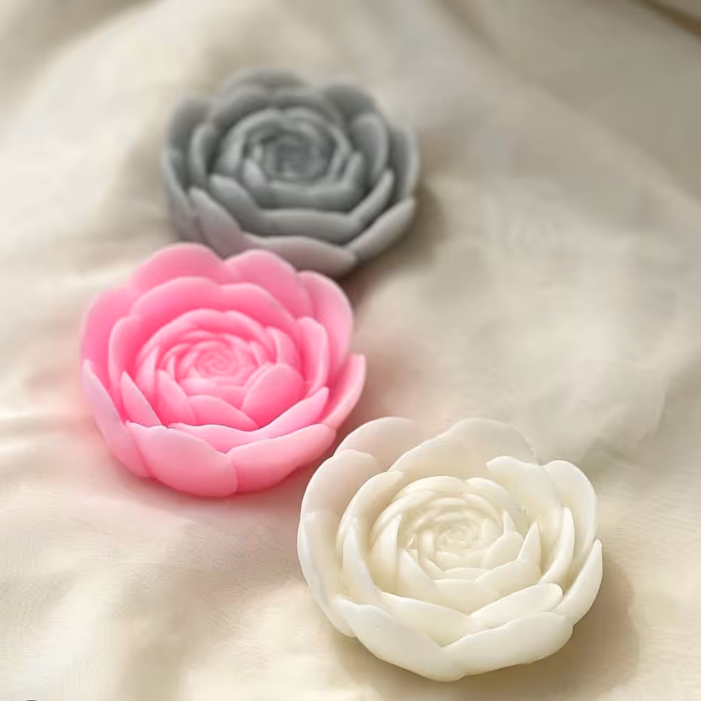 شمع گل پیونی 