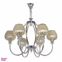 لوستر آویز شش شعله چشمه نور کد N2400/6-CO