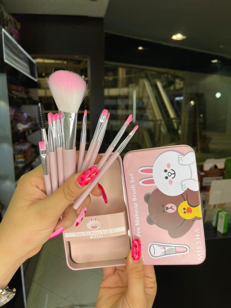 براش 12 تایی جعبه ای میشا (Missha 12-Piece Pro Makeup Brush Set)