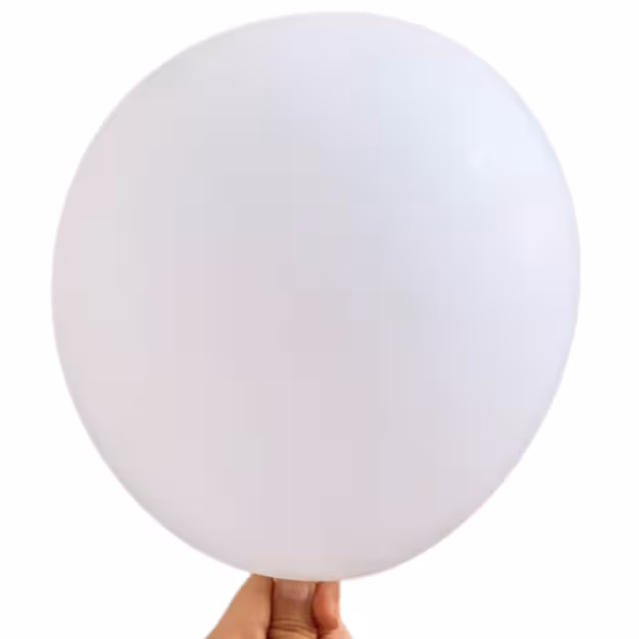 بادکنک لاتکس سفید 12 اینچ