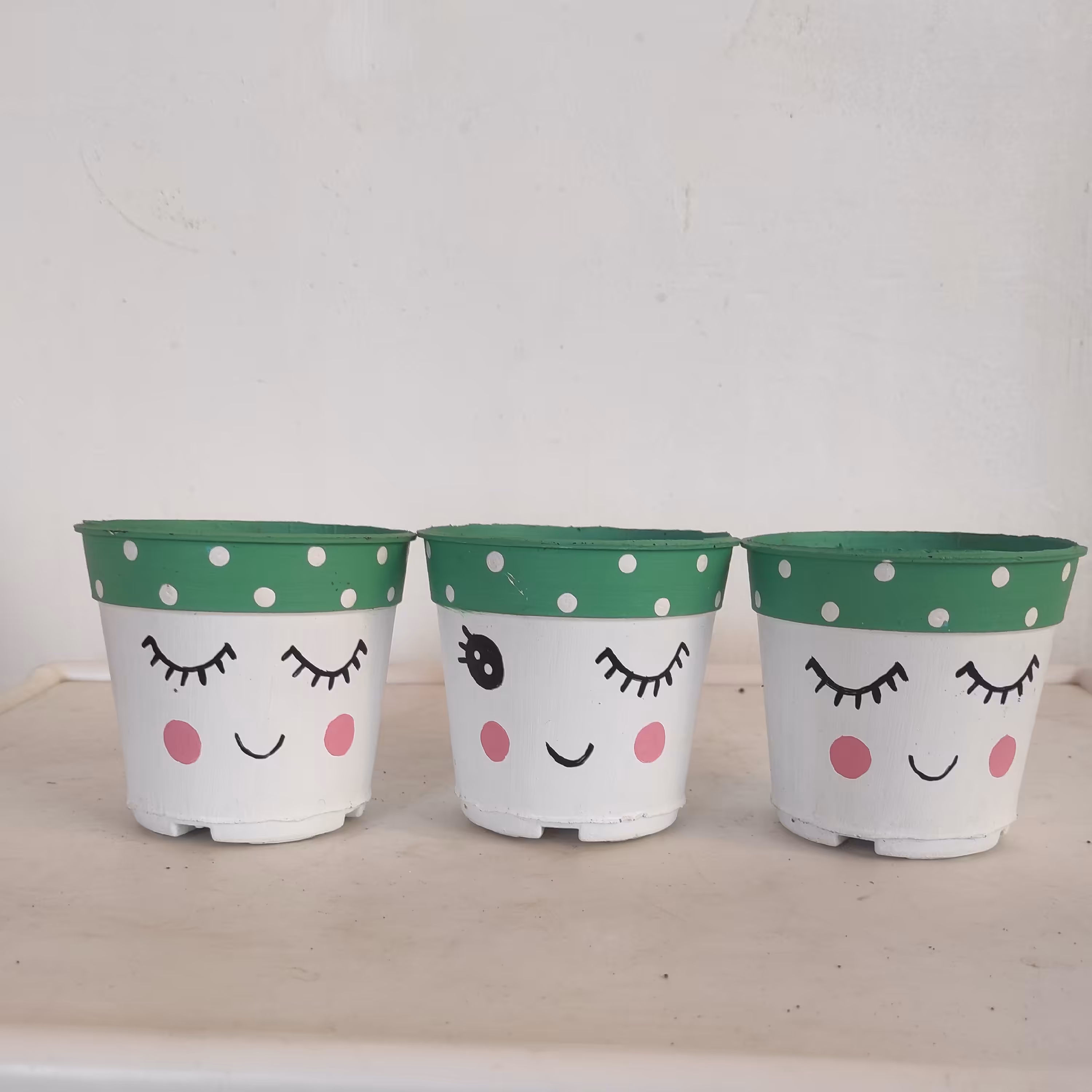 ست 3 عددی گلدان فانتزی