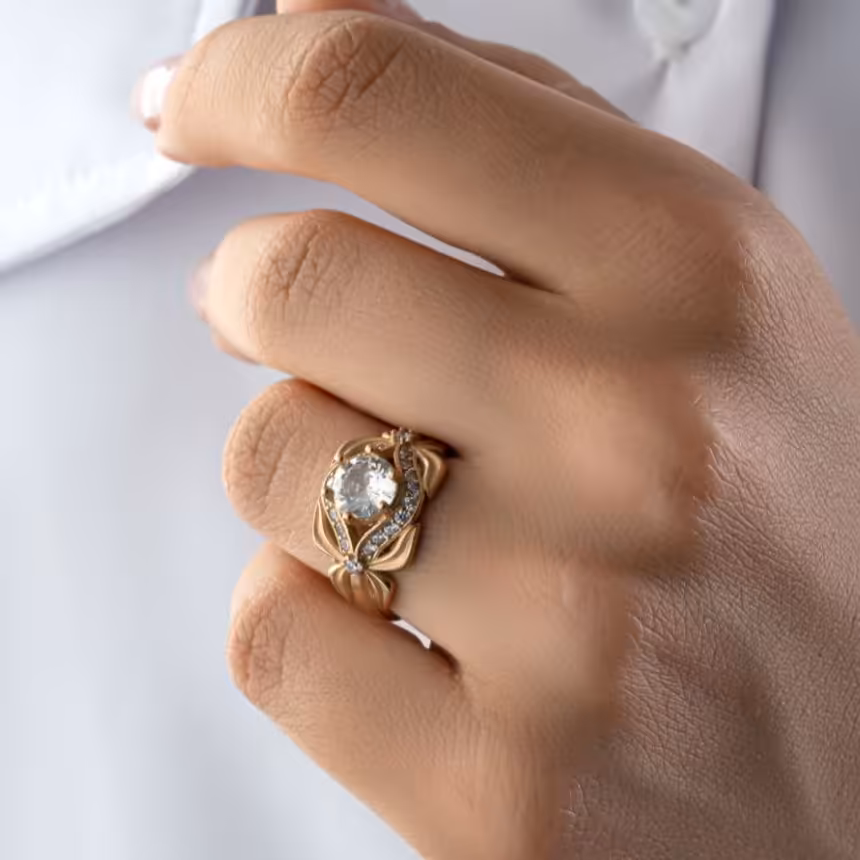 انگشتر طلاروس 