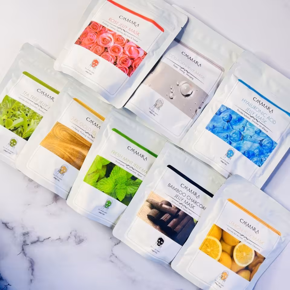 ماسک پودری هیدروژلی لاتکسی صورت 