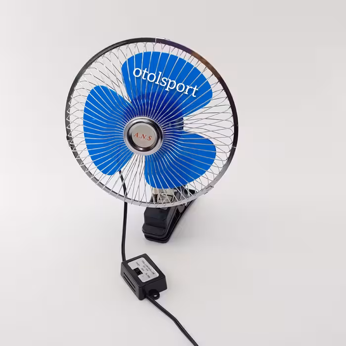  پنکه خودرو سایز 8 اینچ  قطر 21/5 سانتی متر 12 ولت