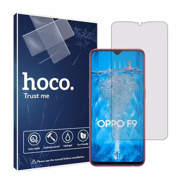 گلس اوپو F9 Pro مدل هیدروژلی شفاف برند هوکو کد S