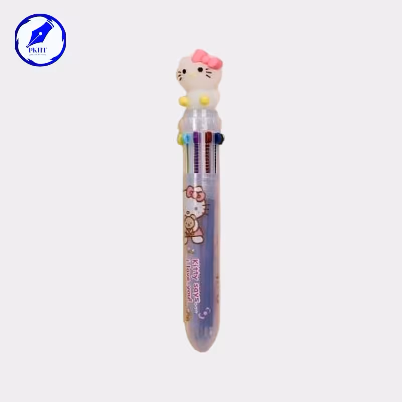 خودکار 10 رنگ فشاری طرح کیتی رگلام 12 عددی