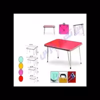 میز تحریر تاشو ی رنگی 55*40 کوچک پارس