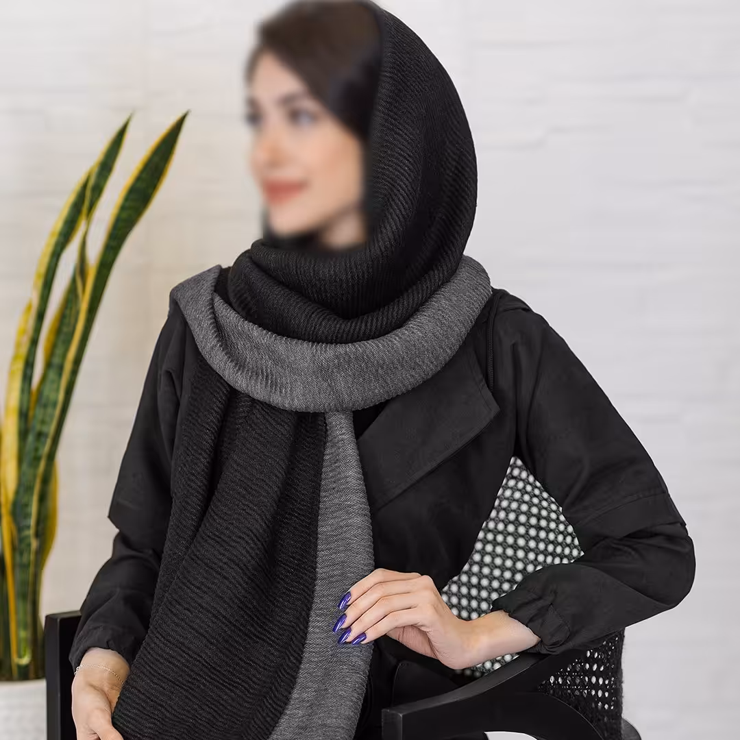 شال و روسری زنانه موهر دو رنگ دو رو در 9 طرح زیبا