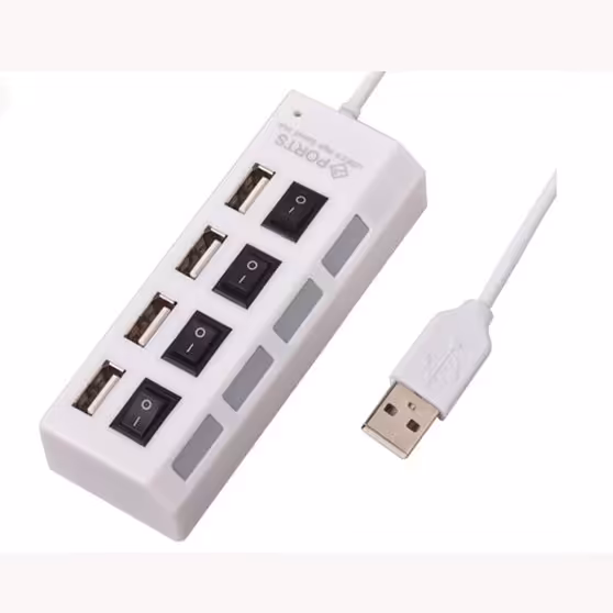 هاب 4 پورت 2.0 USB کلیددار
