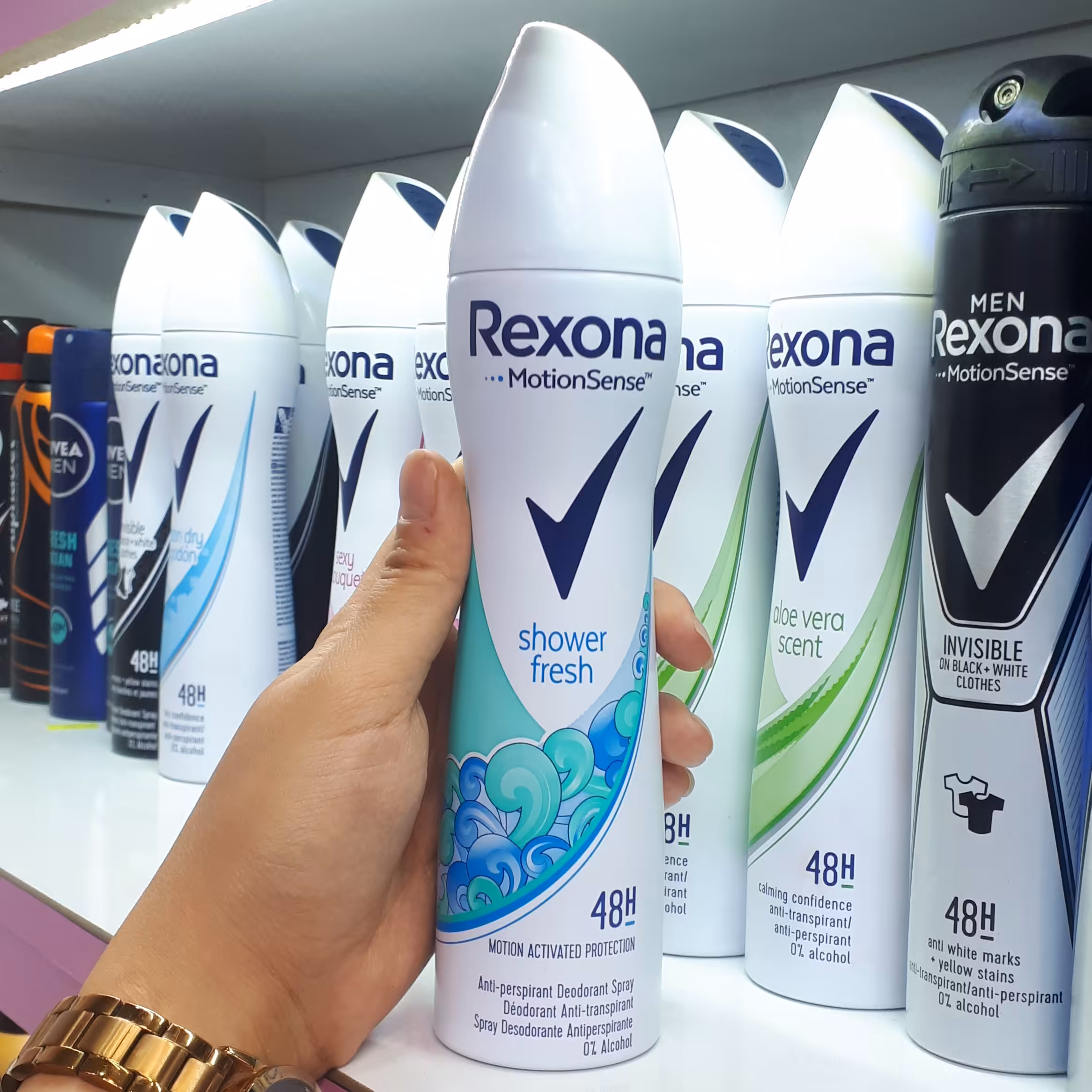 اسپری پودری ضدتعریق رکسونا زنانه مدل fresh