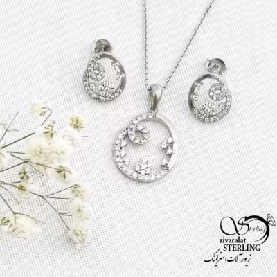 نیمست نقره ایتالیایی طرح کلاسیک کد 15453