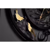 ساعت دیواری کالیگرافی قافله عمر - تمام فلزی