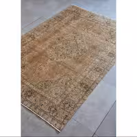 فرش دستبافت پنج متری امیرخیز مدل وینتیج کد 60677