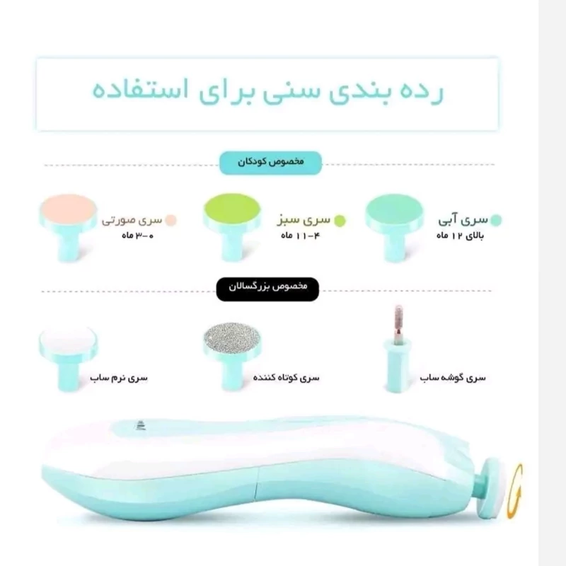 سوهان ناخن برقی کودک | amazonchi