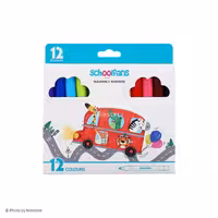 ماژیک 12 رنگ جامبو اسکول فنس کد 92413