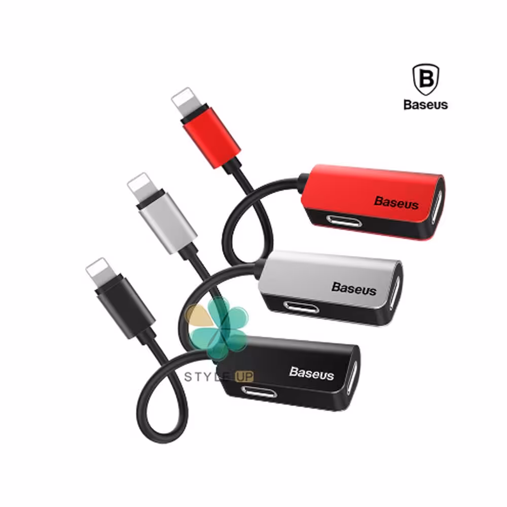 مبدل لایتنینگ 1 به 2 بیسوس مدل Baseus L37