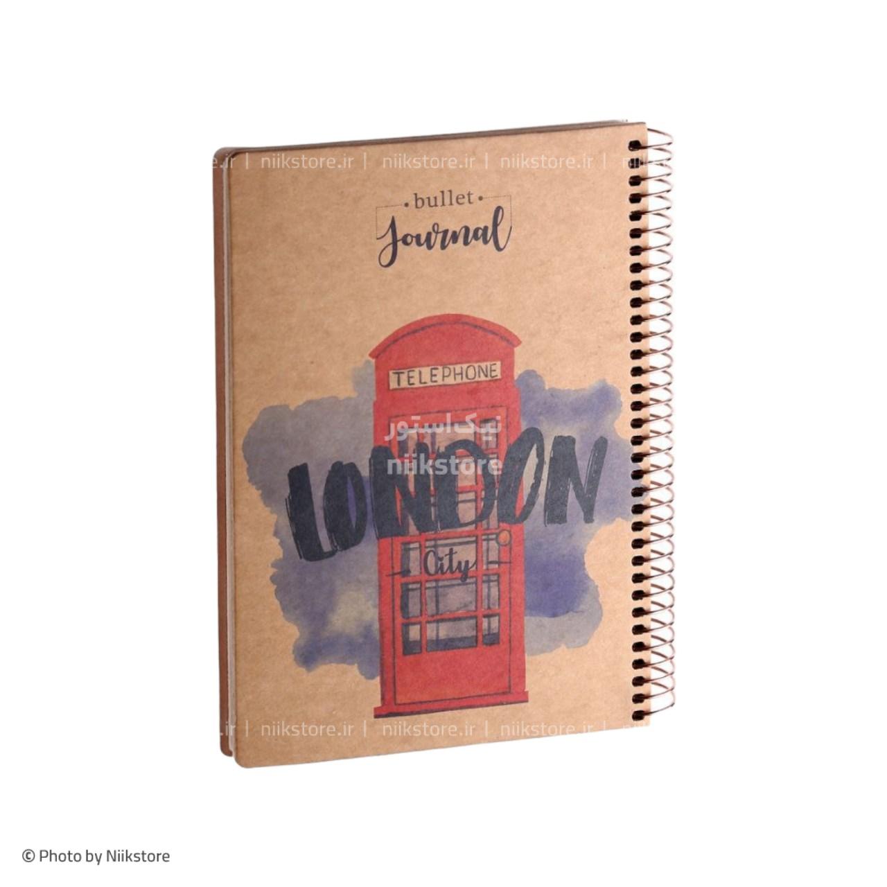 دفتر طراحی کاغذ کرم فنری سویل سری کرافت کد 1401Sevil drawing note book No1401