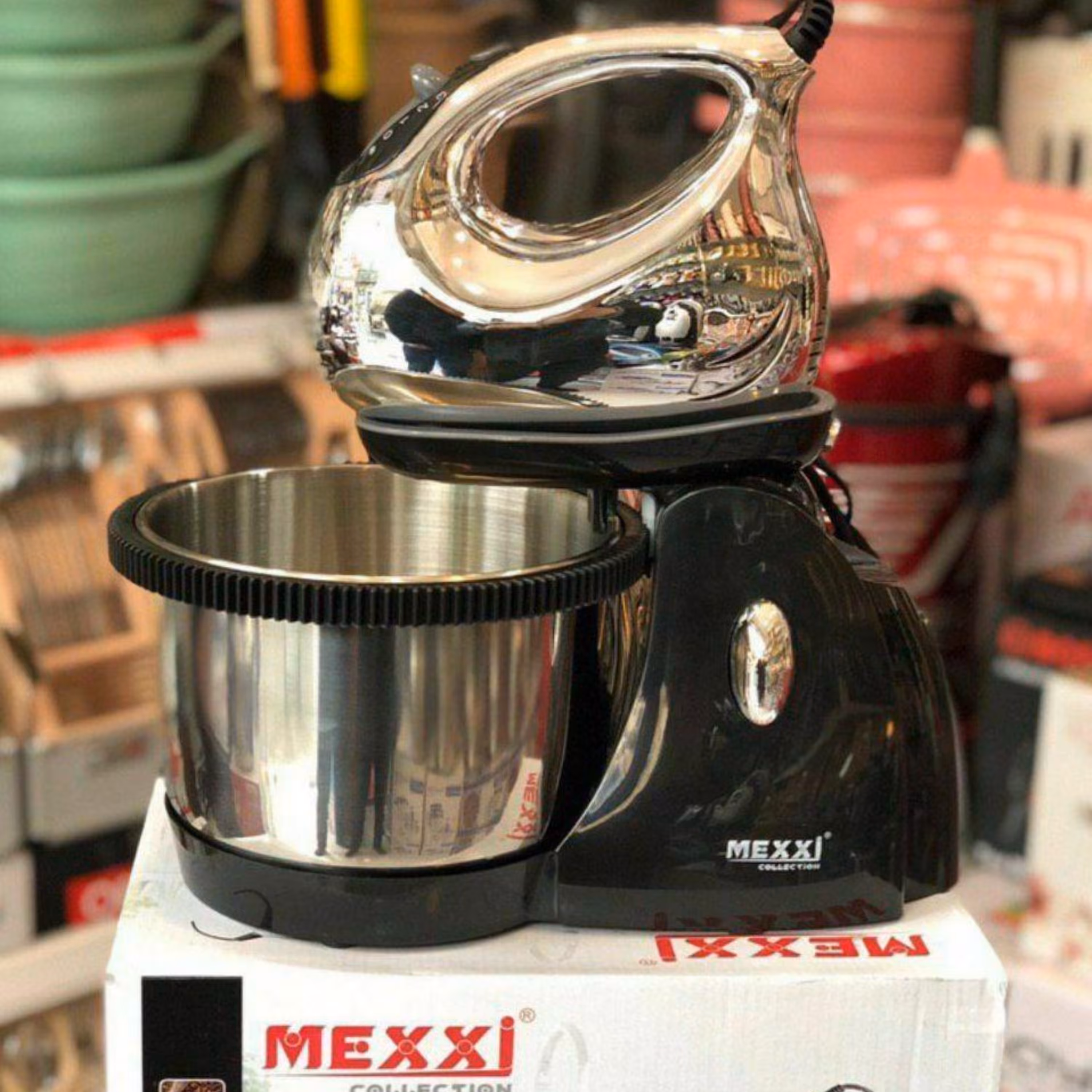 همزن کاسه چرخشی بدنه استیل مکسی 