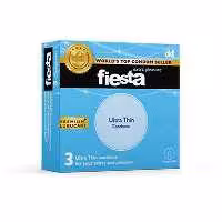 کاندوم خیلی نازک فیستا 3 عدد| CONDOMS ULTRA THIN FIESTA 3 PLAIN