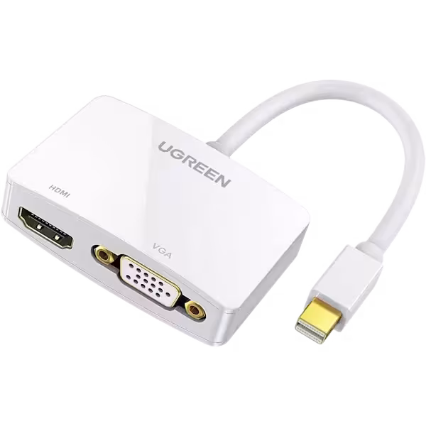 تبدیل Mini DisplayPort به VGA و HDMI یوگرین مدل MD108 کد 10427