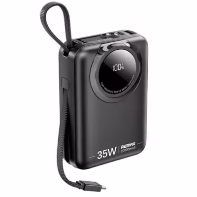 پاوربانک ریمکس مدل RPP-73 ظرفیت 20000 میلی آمپر ساعت جدید