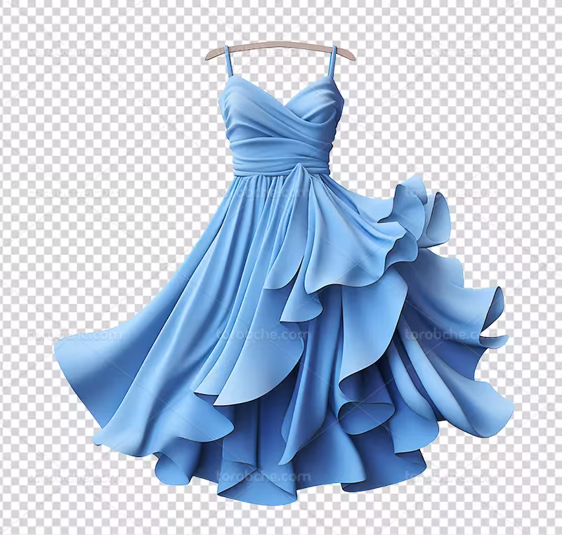 عکس لباس آبی PNG | گرافیک با طعم تربچه