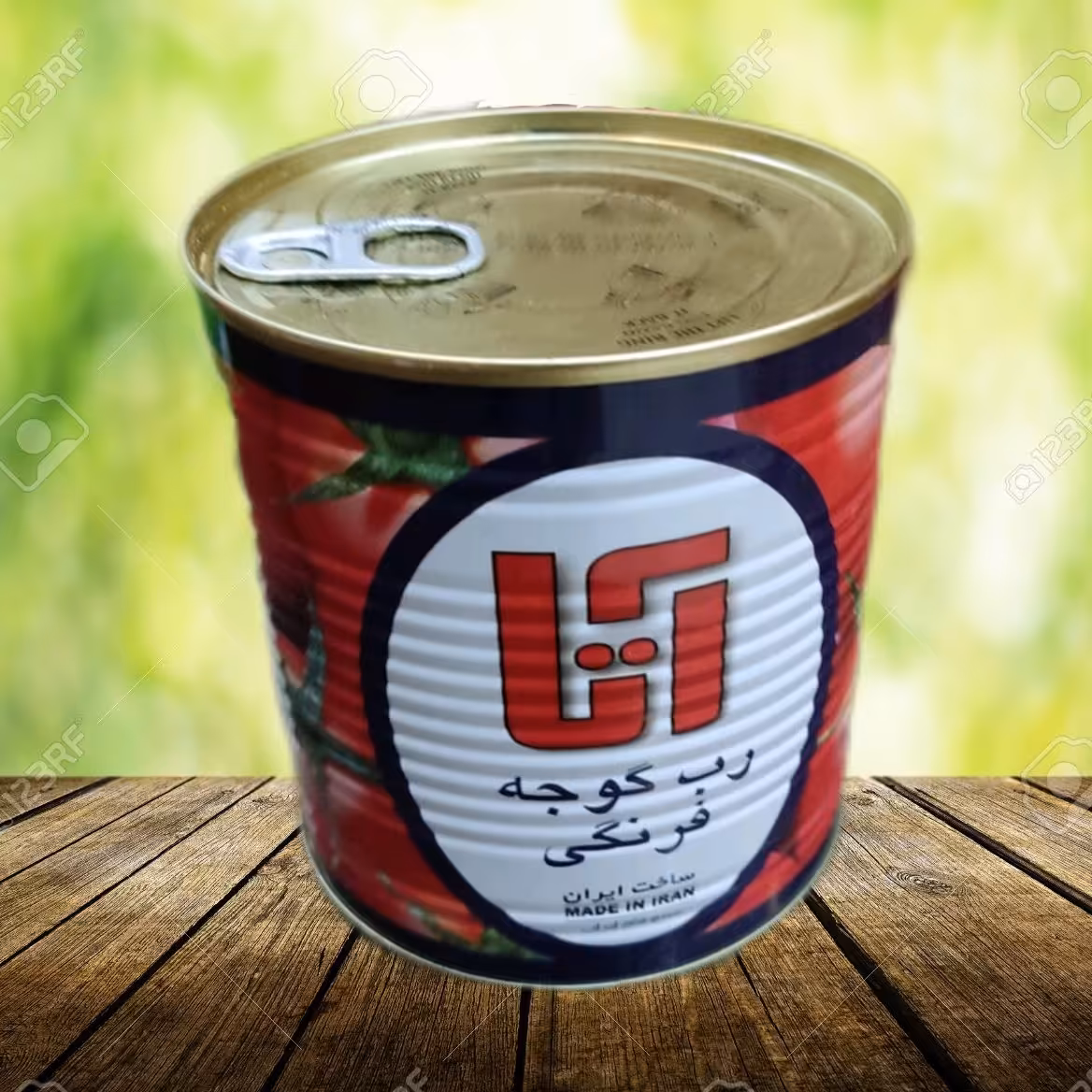 رب گوجه فرنگی قوطی فلزی آتا با طعم عالی