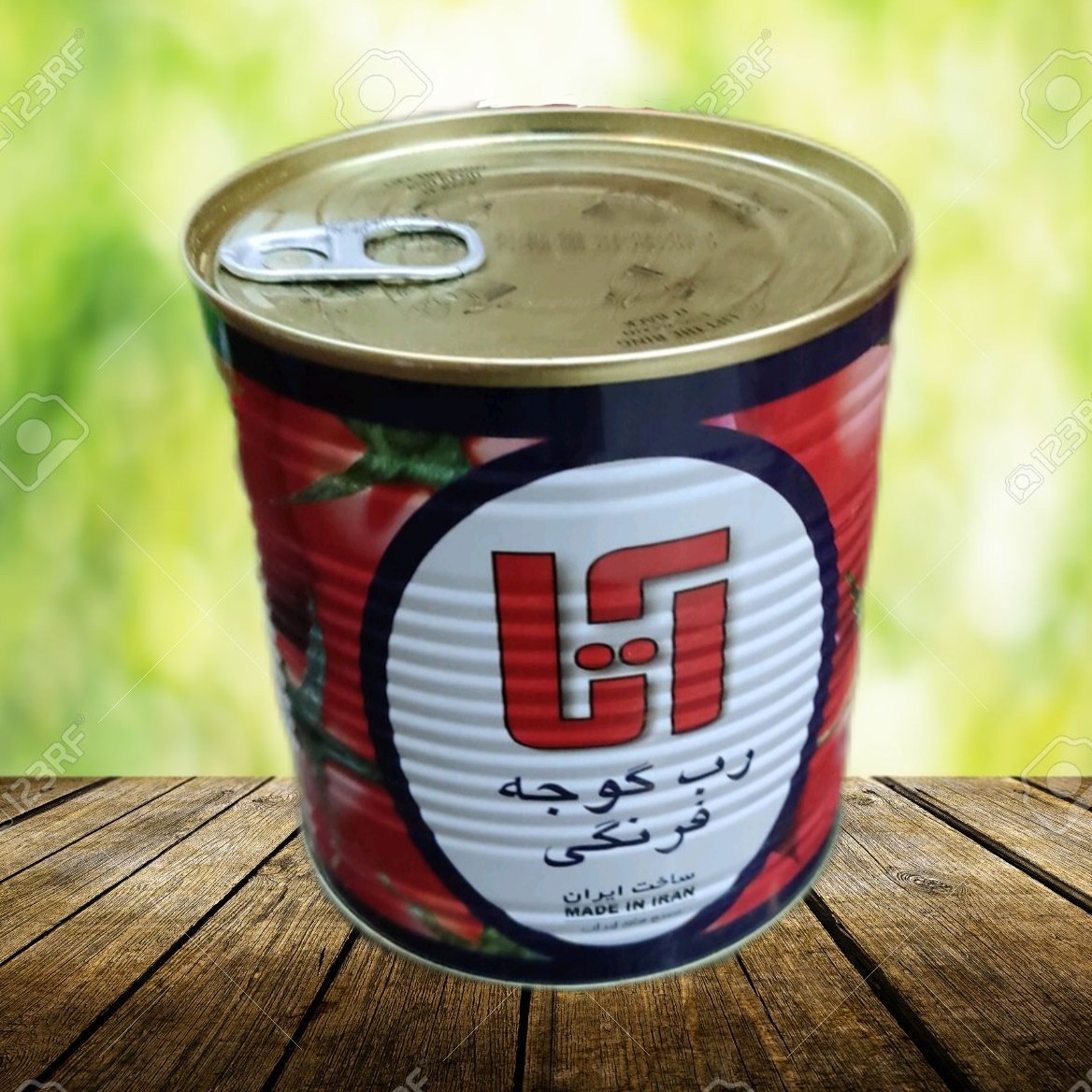 رب گوجه فرنگی قوطی فلزی آتا با طعم عالی