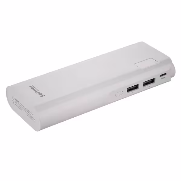 پاوربانک  فیلیپس مدل DLP10016  با ظرفیت 10000 میلی آمپر