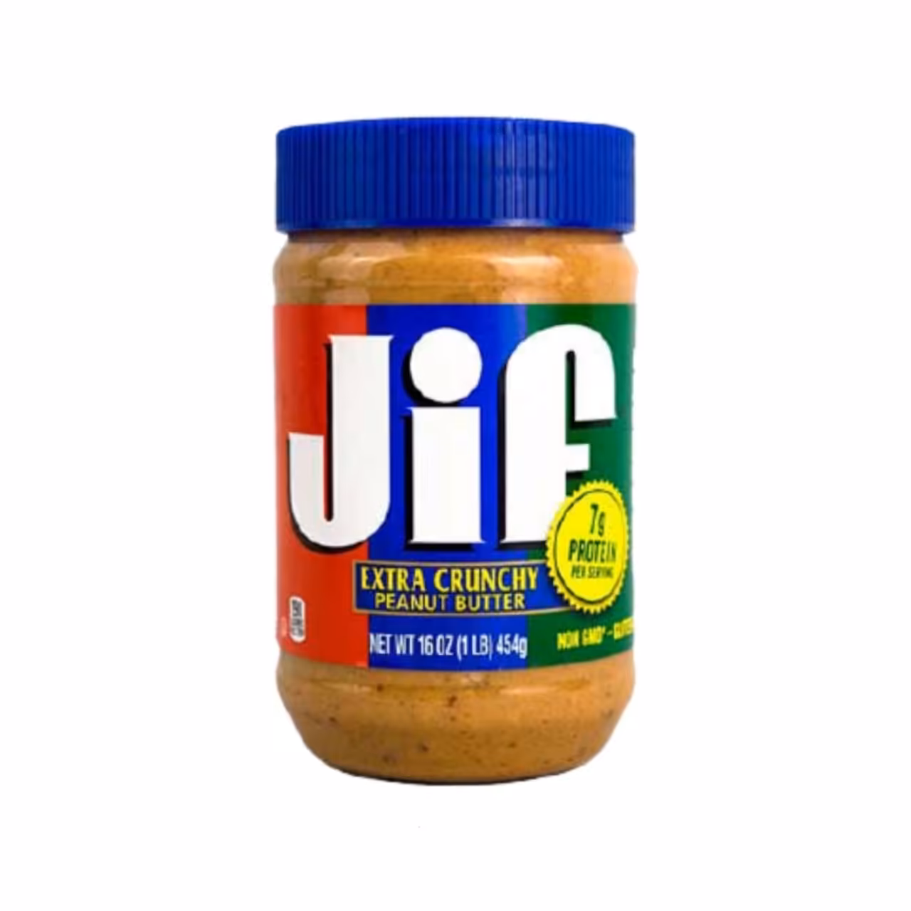 کره بادام زمینی جیف Jif با تکه های بادام زمینی - 454 گرم