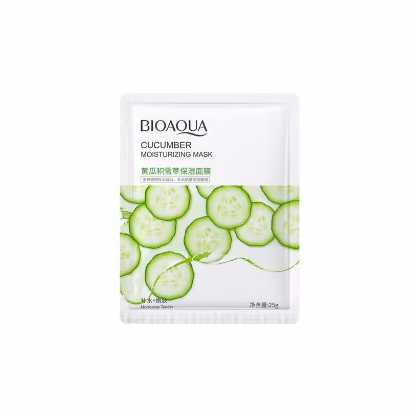 ماسک صورت بایو آکوا مدل خیار وزن 30 گرم