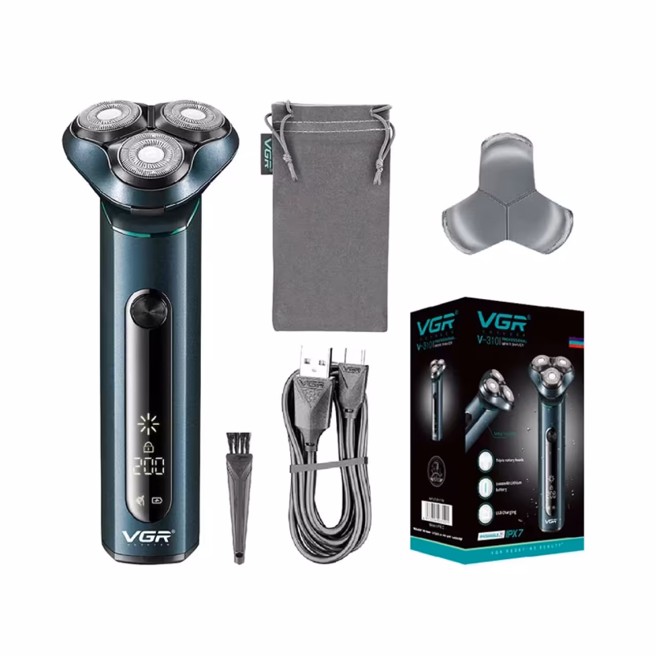 ریش تراش سه تیغ وی جی آر مدل V-310