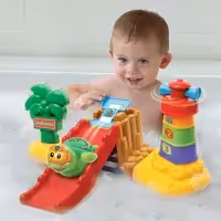اسباب بازی حمام هوش و سرگرمی  وی تک Toot Toot Splash Bath Island vtech 187603