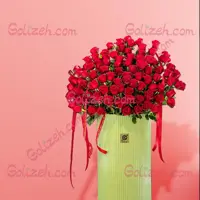 باکس گل بلند رز قرمز