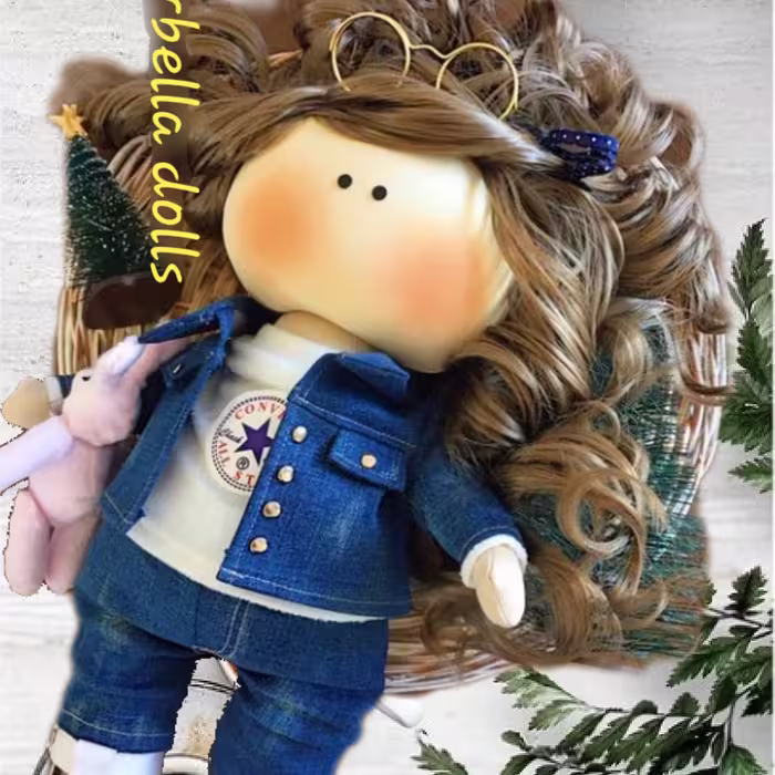 عروسک زیبا وجذاب دستساز روسی