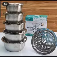 سرویس 6 پارچه لگن و رنده 