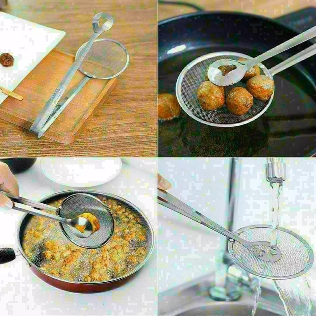 کفگیرروغن گیراستیل.                                                 