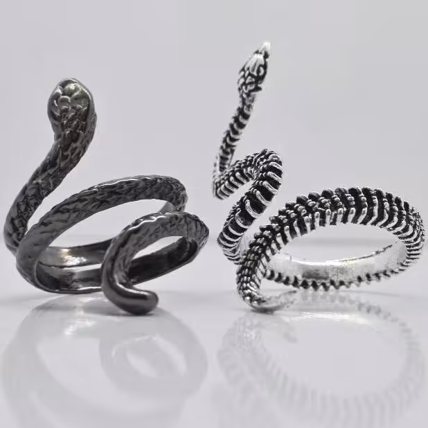 انگشتربرنجی مار کد356