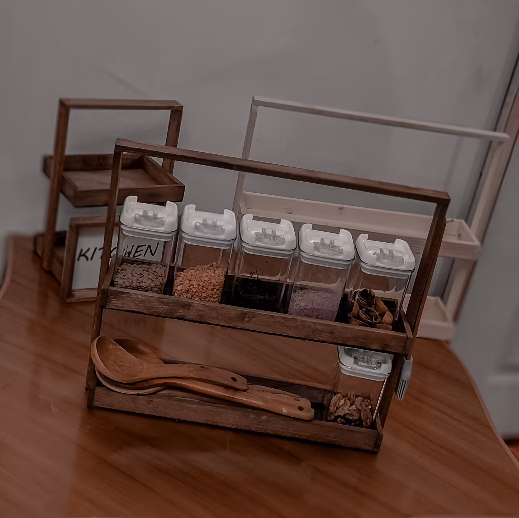 استند چوبی ادویه