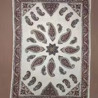 رومیزی قلمکار(طرح بوته جقه)سایز100در150