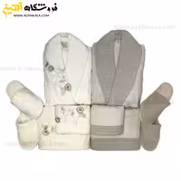 سرویس حوله عروس و داماد 10تکه گلدوزی سه بعدی برند DILAY