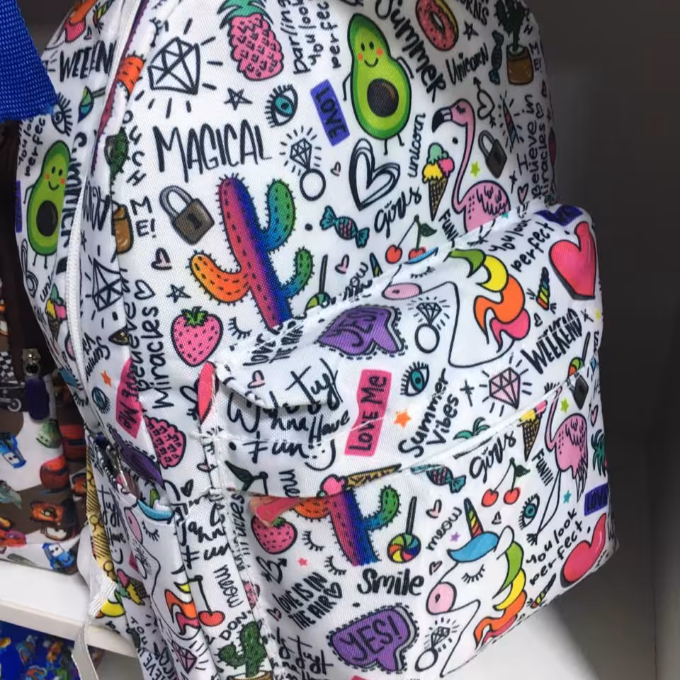 کیف مدرسه برزنتی بسیار باکیفیت مخصوص پیش دبستانی کلاس اول و دوم 