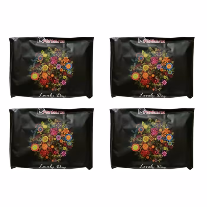 دستمال کاغذی جیبی 10 برگ مدل lovely days مجموعه 4 عددی