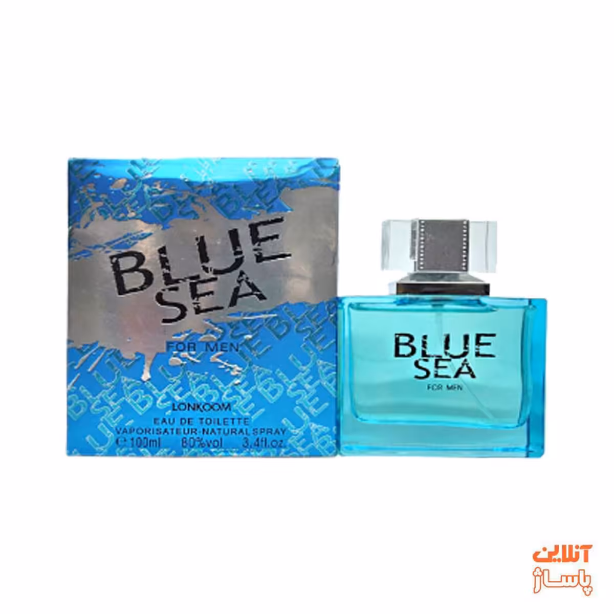 ادوتویلت مردانه لنکوم مدل Blue Sea حجم 100 میلی لیتر