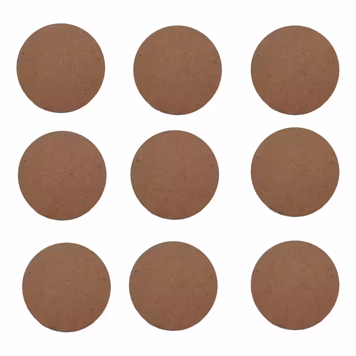 اسلایس چوبی مدل دایره ای کد 10cm مجموعه 9 عددی