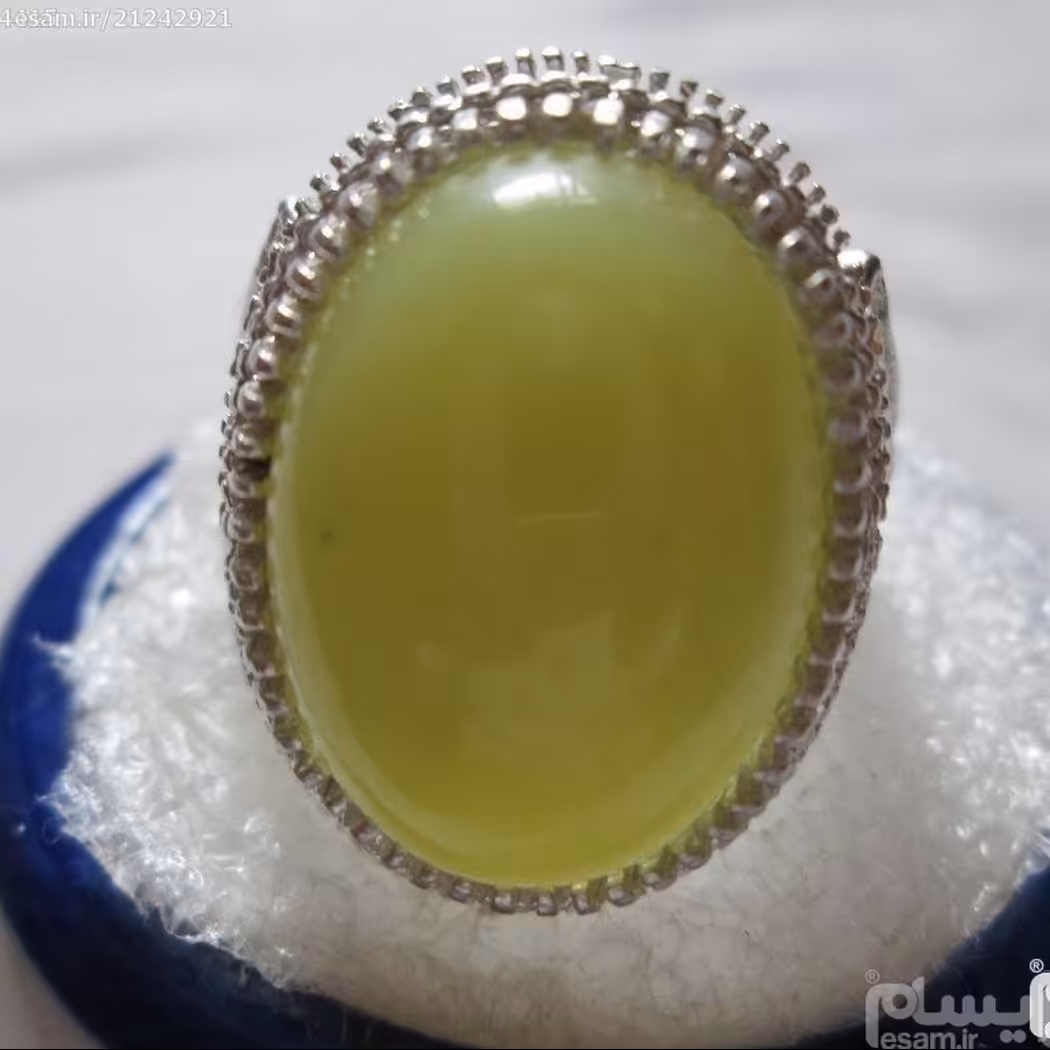 انگشتر نقره یشم اصل