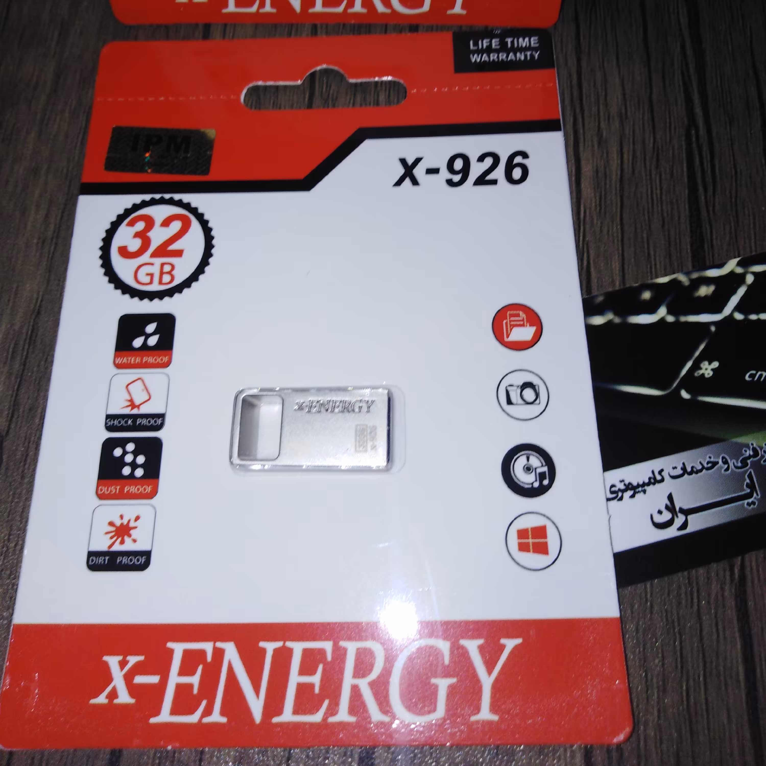 فلش 32گیگ ایکس-انرژی X-Energy X-926 فلزی گارانتی مادام