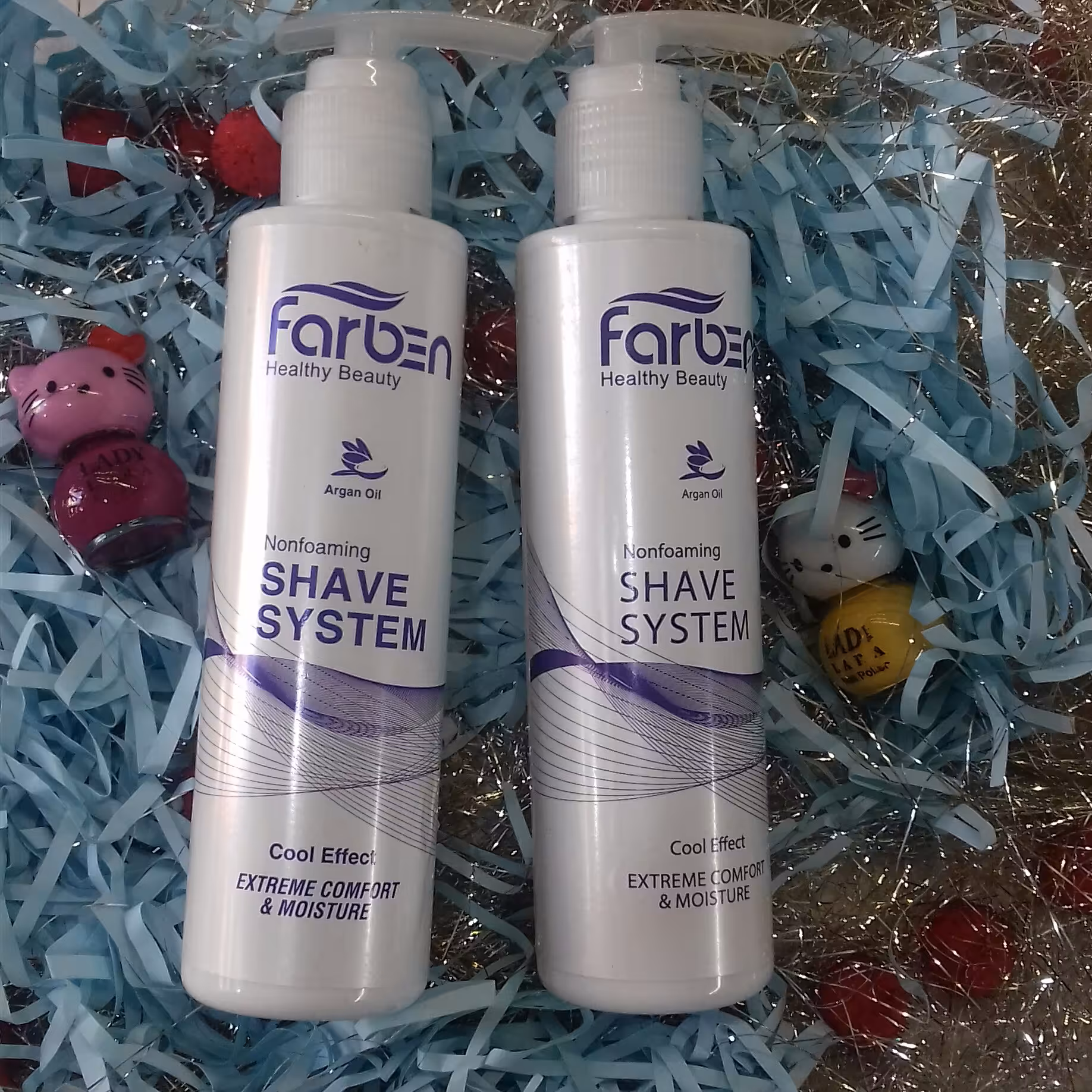 ژل و فوم اصلاح فاربن (شیو سیستم ) جهت اصلاح صورت و بدن آقایان و خانمها